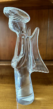 Vintage Sigma Collection Angel Halo  Glass 24% Lead Crystal 10.5”Tall   picture