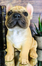 Realistic Lifelike French Bulldog Puppy Statue 6