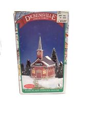 Dickensville Collectables City Hall Porcelain Lighted House 1989 picture