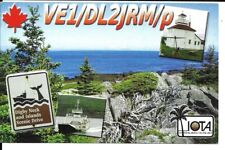 QSL  2009 Bell Island Lighthouse Canada     radio card picture
