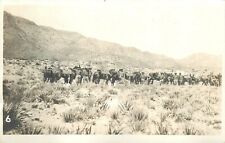Postcard RPPC C-1914 Military Texas New Mexico Border war #6 Horseback 23-13562 picture