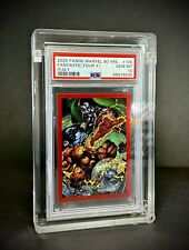 2020 Panini Marvel 80 Years FANTASTIC FOUR #1 PSA 10 Italy Red Foil DR DOOM RARE picture