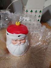 Vintage 1986 Avon Jolly Santa Claus Candy Jar. New With Box picture