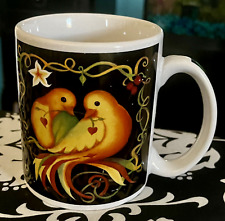 Vintage Buon Giorno Coffee Mug  Doves In Love Holds 12 Ounces picture