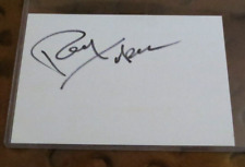 Ray Tabano guitarist signed autographed 4x6 index card founding member Aerosmith picture