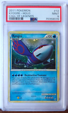 Kyogre - 2011 Pokemon Call of Legends #12 Holo Card - PSA 9 picture