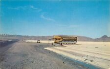 c1950s Bonneville Salt Flats with Billboard, Utah Postcard picture