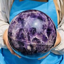 10.25LB Natural Dream Amethyst Sphere Polished Quartz Crystal Ball Healing 106 picture