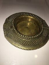 Dhokra Damar Brass Ashtray Repurposed Traditional Ankle Bracelet India Vide Poch picture