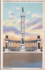 Richmond VA Jefferson Davis Monument  picture
