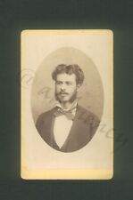 C. SZATHMARI 1876 Bucharest Romania YOUNG MAN 19thcentury cabinet photo SZATMARY picture