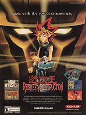 Yu-Gi-Oh Reshef of Destruction Game Boy Advance GBA Promo Ad Art Print Poster picture