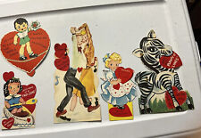 VINTAGE VALENTINES LOT OF 5 moving parts. 1930’s-40’s picture