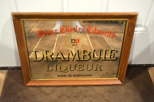 Prince Charles Edwards Drambuie Liqueur Vintage Scottish Glass Mirror 19.25