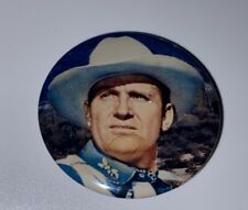 Vintage 1950's Cowboy Western Gene Autry Pinback Pin Button picture