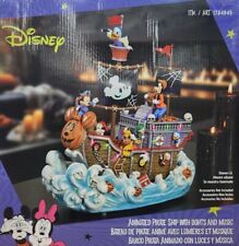 Disney Halloween Animated Pirate Ship Lights And Music Mickey Mouse Costco New picture