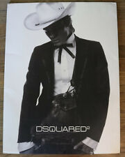 Dsquared2 older in store display easel board cowboy gay interest dsquared  picture