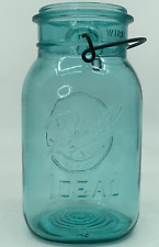 Vintage 1975/1976 Blue Ball Ideal Caning Jar Bicentennial Eagle w/ wire No Lid picture