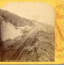 PENNSYLVANIA RAILROAD, Mountain View--Purviance Stereoview O33 picture