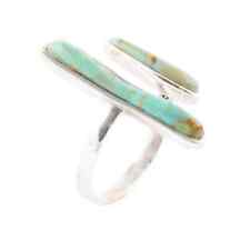 Size Adjustable Turquoise and Sterling Silver RIng picture