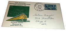 OCTOBER 1948 C&NW CHICAGO & NORTH WESTERN 100TH ANNIVERSARY CACHET ENVELOPE C picture
