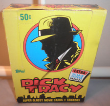 1990 Dick Tracy Movie Trading Cards-Box  Has 36 Unopened Packs of Cards picture