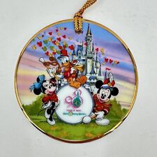 Vintage Walt Disney World 20 Magical Years 1971-1991 Christmas Holiday Ornament picture