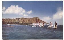 Postcard Pan American World Airways Surfing Favorite Sport Hawaii HI  picture