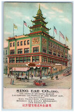 c1910 Sing Fat Co Inc Building Chinatown San Francisco California CA Postcard picture