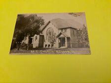 Nevada, Ohio ~ M.E. Church - Real Photo Antique Stamped Postcard picture