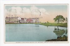 Sunset Lake From Grand Ave Bridge Asbury Park New Jersey White Border Postcard picture