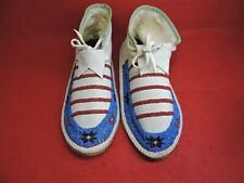 1800's SIOUX MOCCASINS from BUFFALO BILL CODY DISPLAY picture