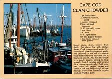 Fishing Boats Cape Cod Chowder Massachusetts Vintage Postcard spc5 picture