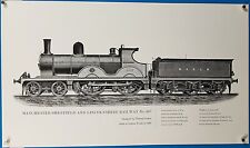 19C England Steam Train Locomotive Series #687 ‘M S & L R’  Original Reprint picture