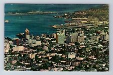 Vancouver British Columbia-Canada, City And Harbor, Vintage c1967 Postcard picture