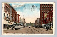 Canton OH-Ohio, North Market Avenue from Square, Antique Vintage Postcard picture