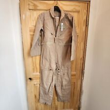 NEW MEN'S TAN CWU-27/P 36S FLYERS SUMMER COVERALLS US MILITARY PILOT AIRCREW WKP picture