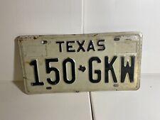 1980 Texas License Plate 150 GKW picture