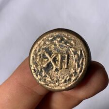 ANCIENT ROMAN SPINTRIA BROTHEL ENTRY TOKEN SILVER COIN CALIGULA 100 AD picture