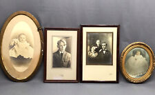 Lot of 4 Antique Family Photos - ALICE COOPER / LUPFER / ROSS / HURST / NEBINGER picture