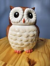 Owl Cookie Jar Better Homes & Gardens Heritage Collection 9.5