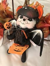 A 2005 Annalee Halloween Trick Or Treat Bat Mouse 6” Tall Adorable NWT #325305 picture