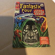 Fantastic Four #57 VG+ - FN Doctor Doom Silver Surfer Appearance Marvel 1966 picture