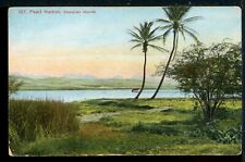 Pearl Harbor View Hawaiian Islands Historic Vintage Private Mailing Card picture