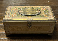 Vintage Beautiful Artstyle Chocolates Victorian Style Tin Box picture