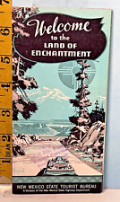 1930's Welcome to the Land of Enchantment New Mexico Tourisim Guide picture