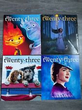 Disney twenty-three D23 Magazine, Lot of 4 from 2018, 2019, 2023 Great Condition picture