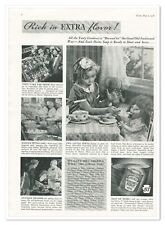 Print Ad Heinz Soup Two Little Dolls Vintage 1938 Advertisement picture