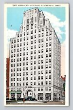 Cincinnati OH-Ohio, The American Building, Vintage Postcard picture