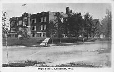 High School Ladysmith WI Wisconsin c1910 Postcard 4821 picture